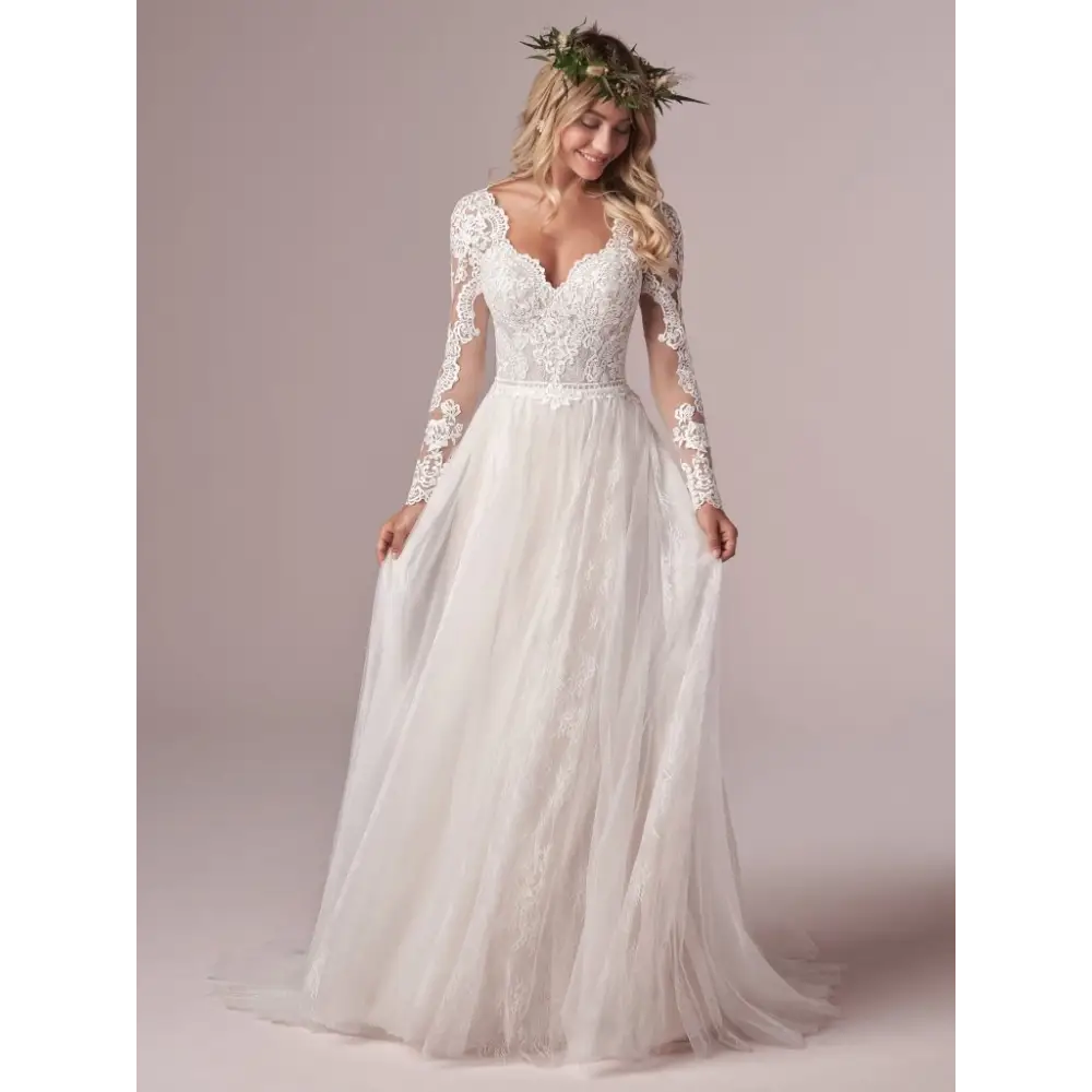 Iris Long-Sleeve Boho Lace