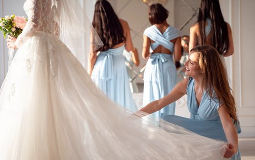 A BRIDE'S GUIDE TO FIT AND FLARE WEDDING DRESSES: EMBRACING ELEGANCE AND GRACE - Love and Lee Apparel