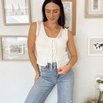The Khiya Knit Bow Tie Vest - Love and Lee Apparel