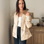 The Countryside Stables Western Horse Print Zip Up Jacket - Love and Lee Apparel