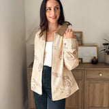 The Countryside Stables Western Horse Print Zip Up Jacket - Love and Lee Apparel