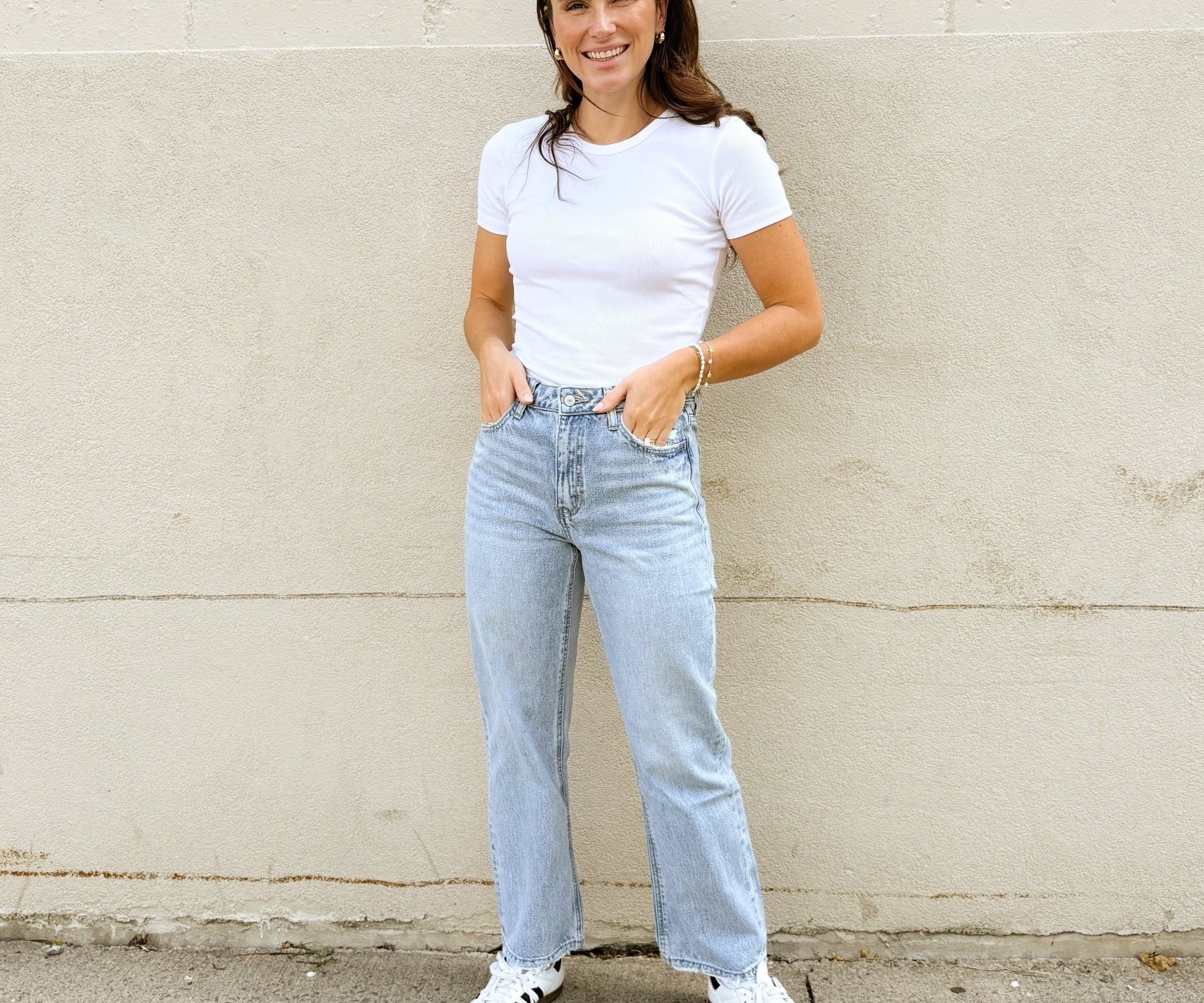 The Charlie 90's Super High Rise Ankle Slim Wide Jeans - Love and Lee Apparel