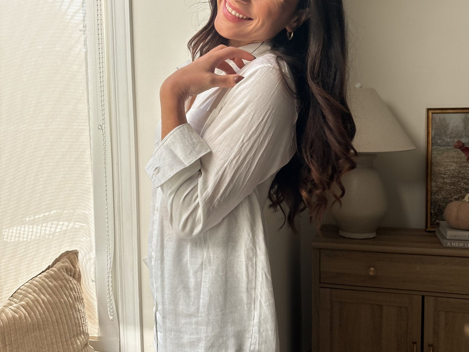 The 'Sunday Supper' Long Sleeve Linen Blend Shirt - Love and Lee Apparel