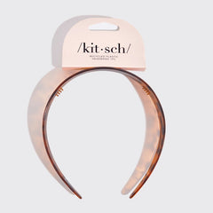 Kitsch Recycled Plastic Wide Headband - Tortoise Shell - Love and Lee Apparel