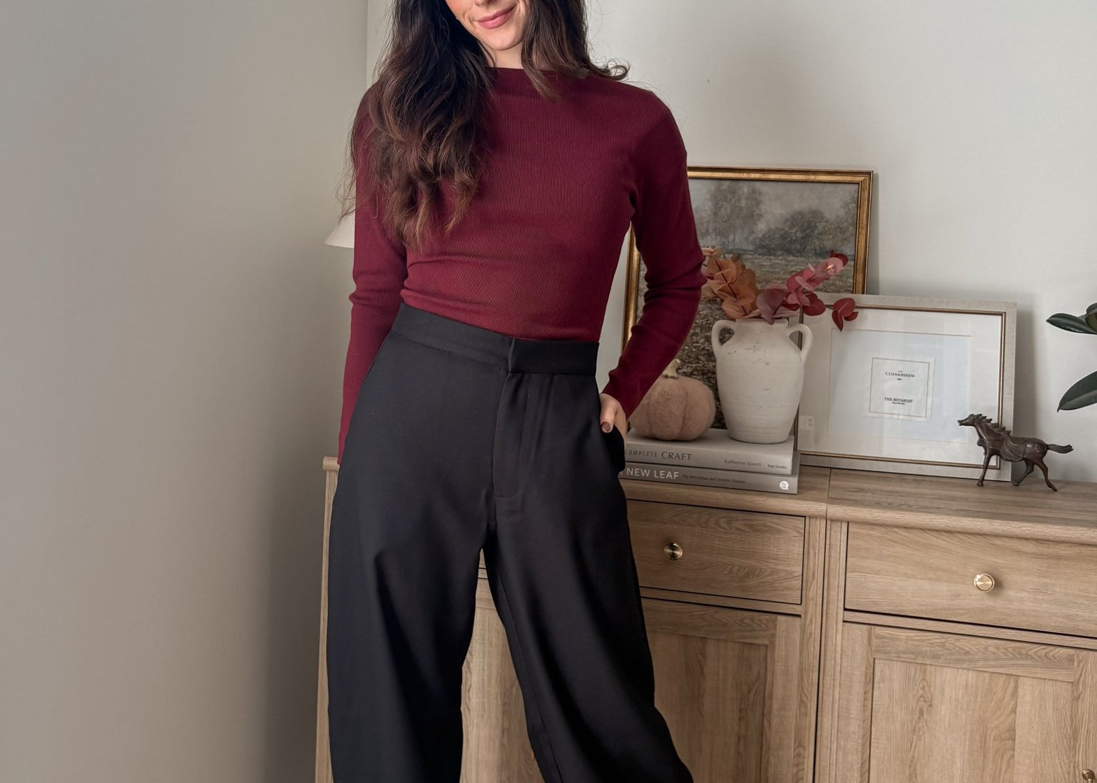 The 'Simmering Spices' High Waist Wide Leg Pants - Love and Lee Apparel