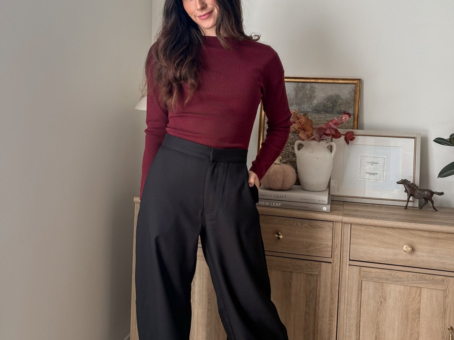 The 'Simmering Spices' High Waist Wide Leg Pants - Love and Lee Apparel