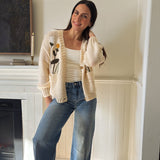 The Margaux High Rise Medium Wash Cuffed Wide Jeans - Love and Lee Apparel