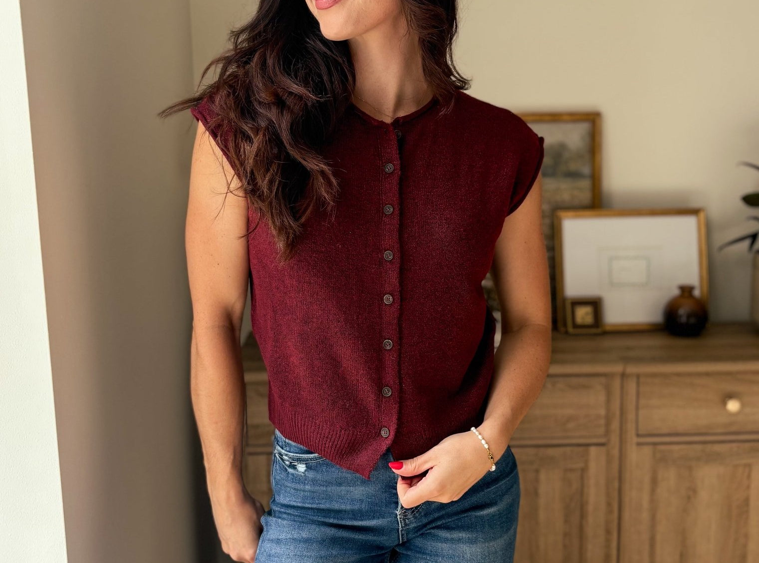 Cobblestone Street Cap Sleeve Sweater - Love and Lee Apparel