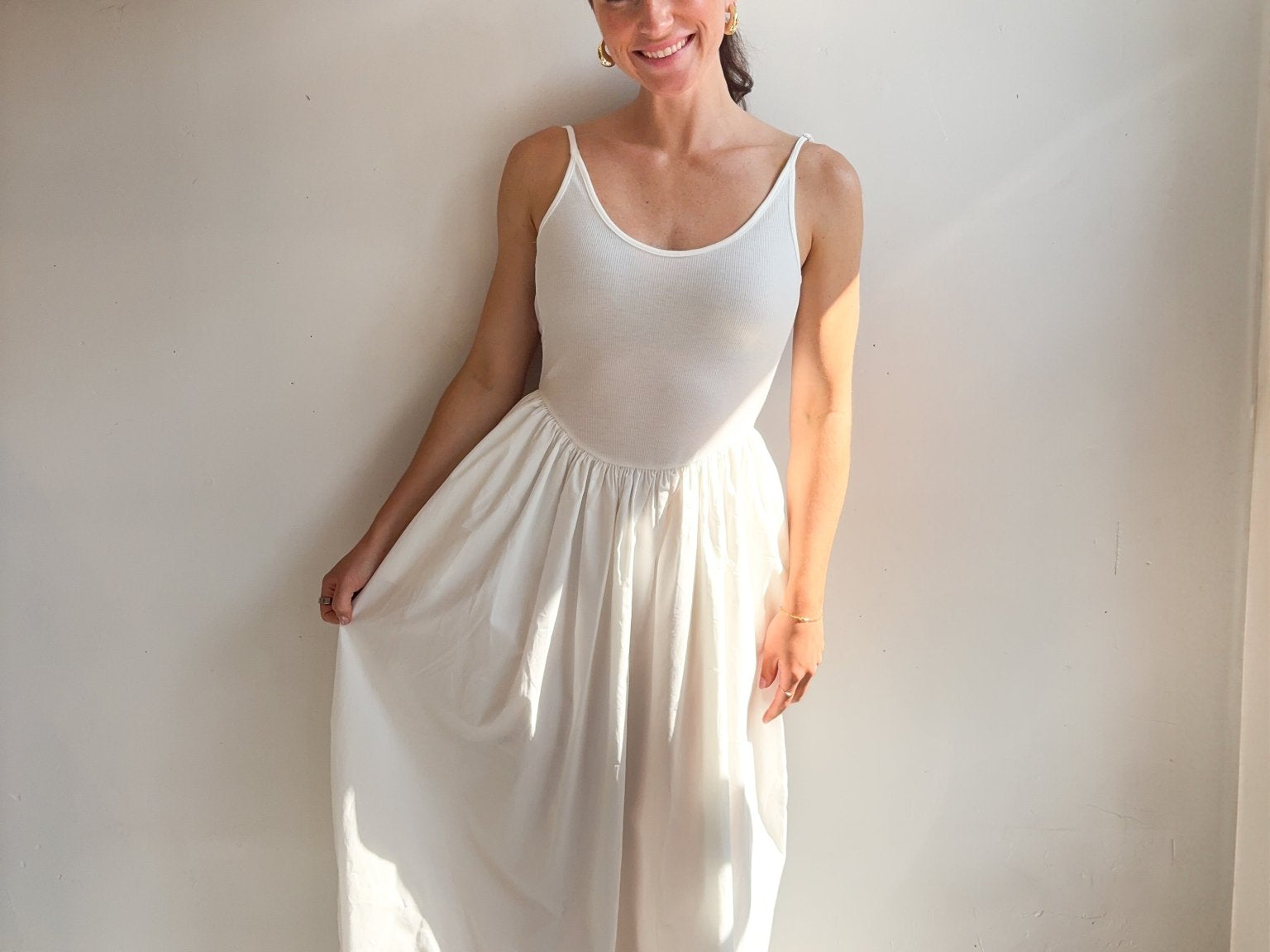 The Paige Drop Waist Cami Midi Dress - Love and Lee Apparel