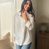 The 'Sunday Supper' Long Sleeve Linen Blend Shirt - Love and Lee Apparel