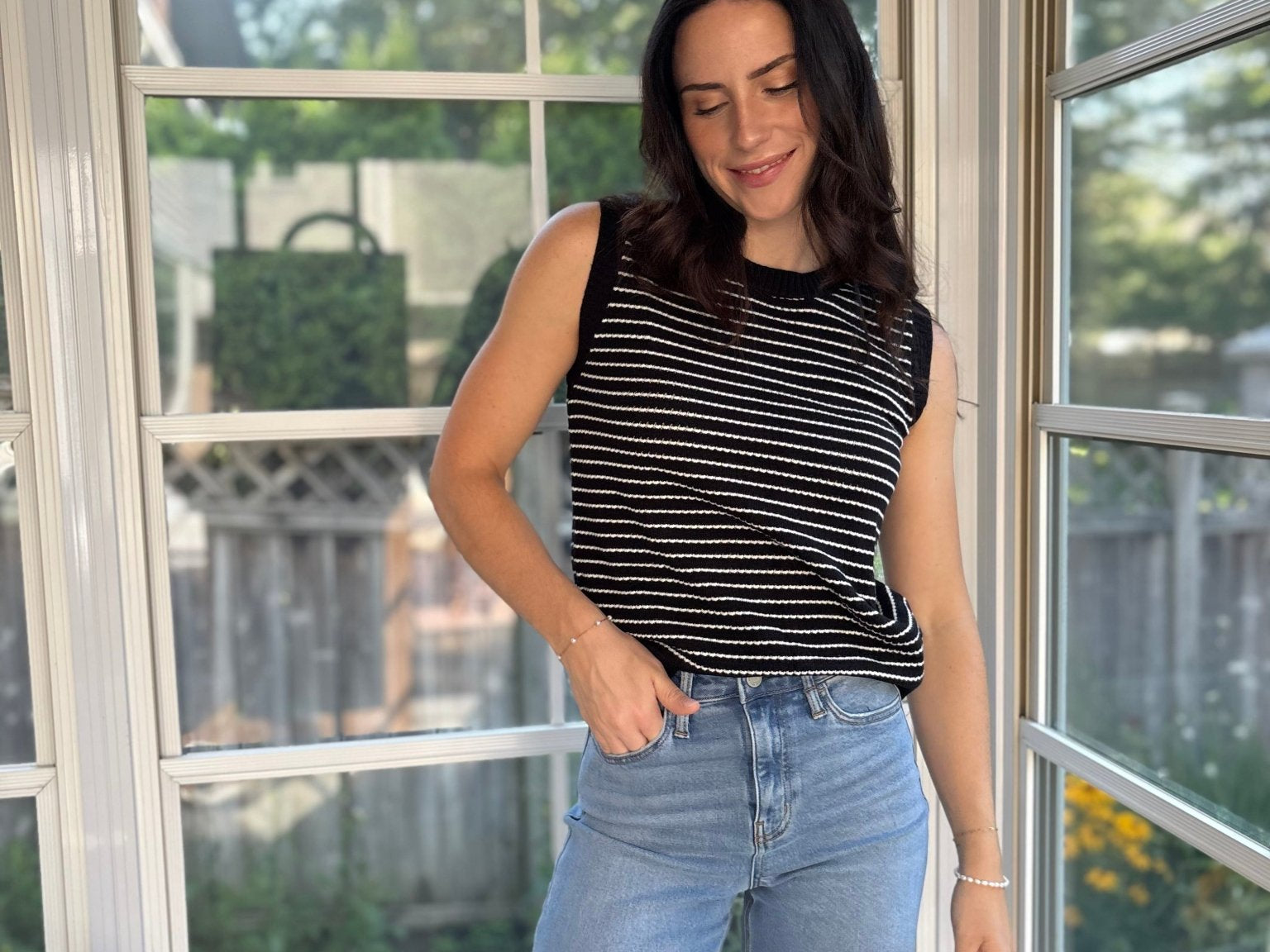 August Sleeveless Sleeveless Knit Top - Love and Lee Apparel