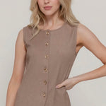 Georgina Textured Knit Vest - Love and Lee Apparel