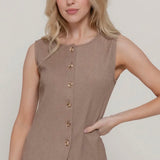 Georgina Textured Knit Vest - Love and Lee Apparel