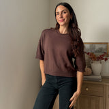The 'Thyme & Oak' Exposed Seam Drop Shoulder Short Sleeve Pullover - Love and Lee Apparel