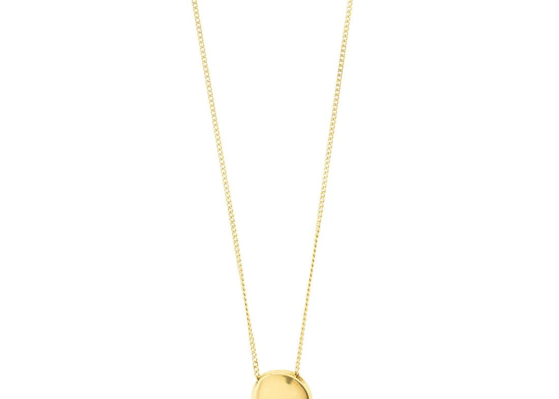 'Presence' recycled pendant coin necklace - Love and Lee Apparel
