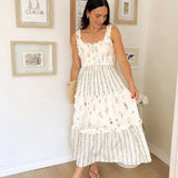 The Zoee Floral Pattern Dress - Love and Lee Apparel