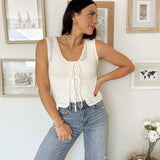 The Khiya Knit Bow Tie Vest - Love and Lee Apparel