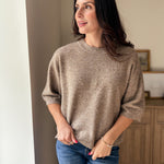 The Cellar Door Crew Neck Half Sleeve Pullover Sweater - Love and Lee Apparel