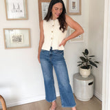 The Brielle High Rise Wide Leg Jeans - Love and Lee Apparel