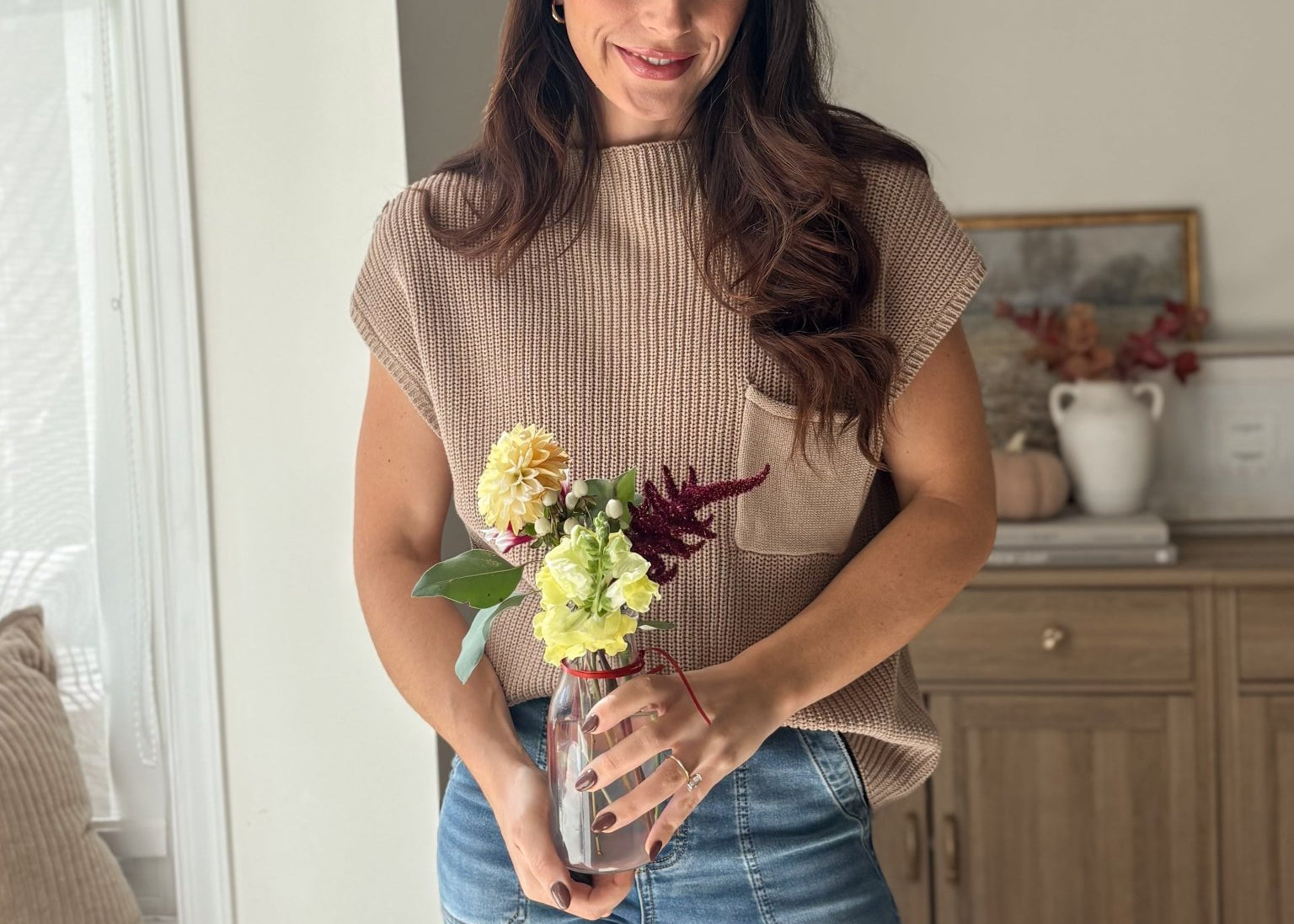 The 'Cozy to Cocktail' Mock Neck Short Sleeve Sweater - Love and Lee Apparel