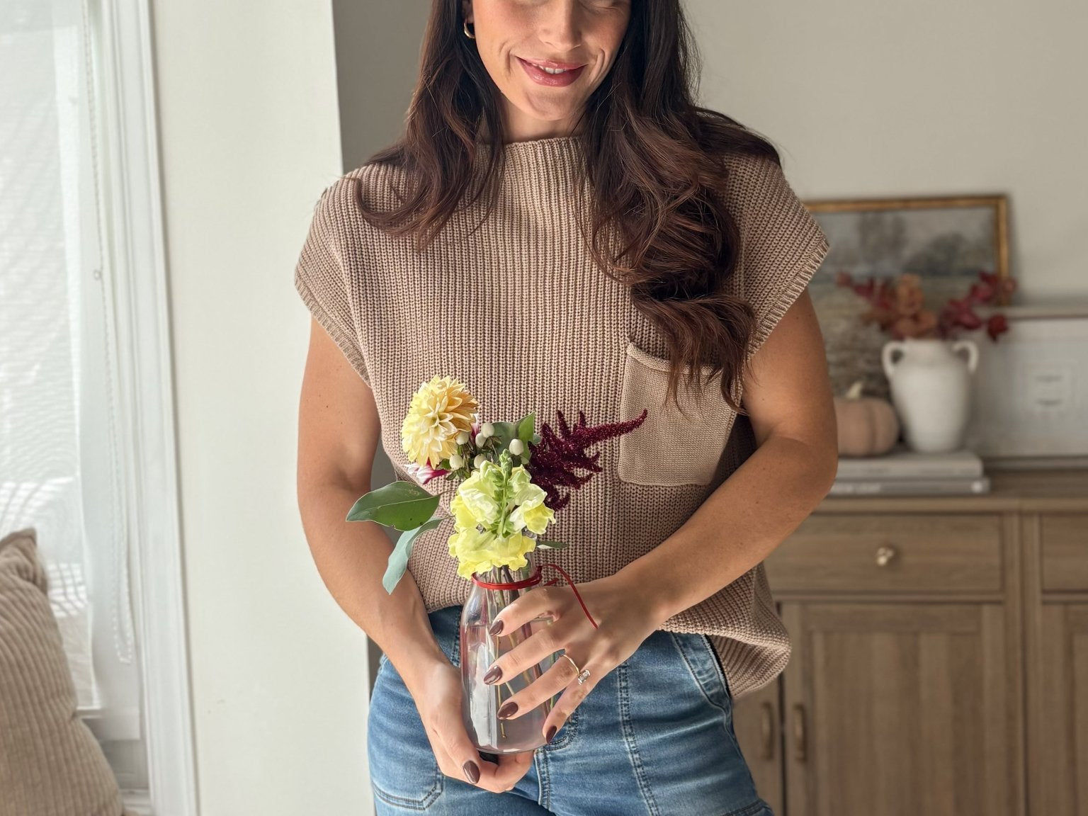 The 'Cozy to Cocktail' Mock Neck Short Sleeve Sweater - Love and Lee Apparel