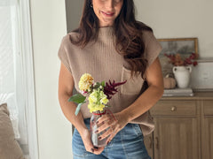The 'Cozy to Cocktail' Mock Neck Short Sleeve Sweater - Love and Lee Apparel