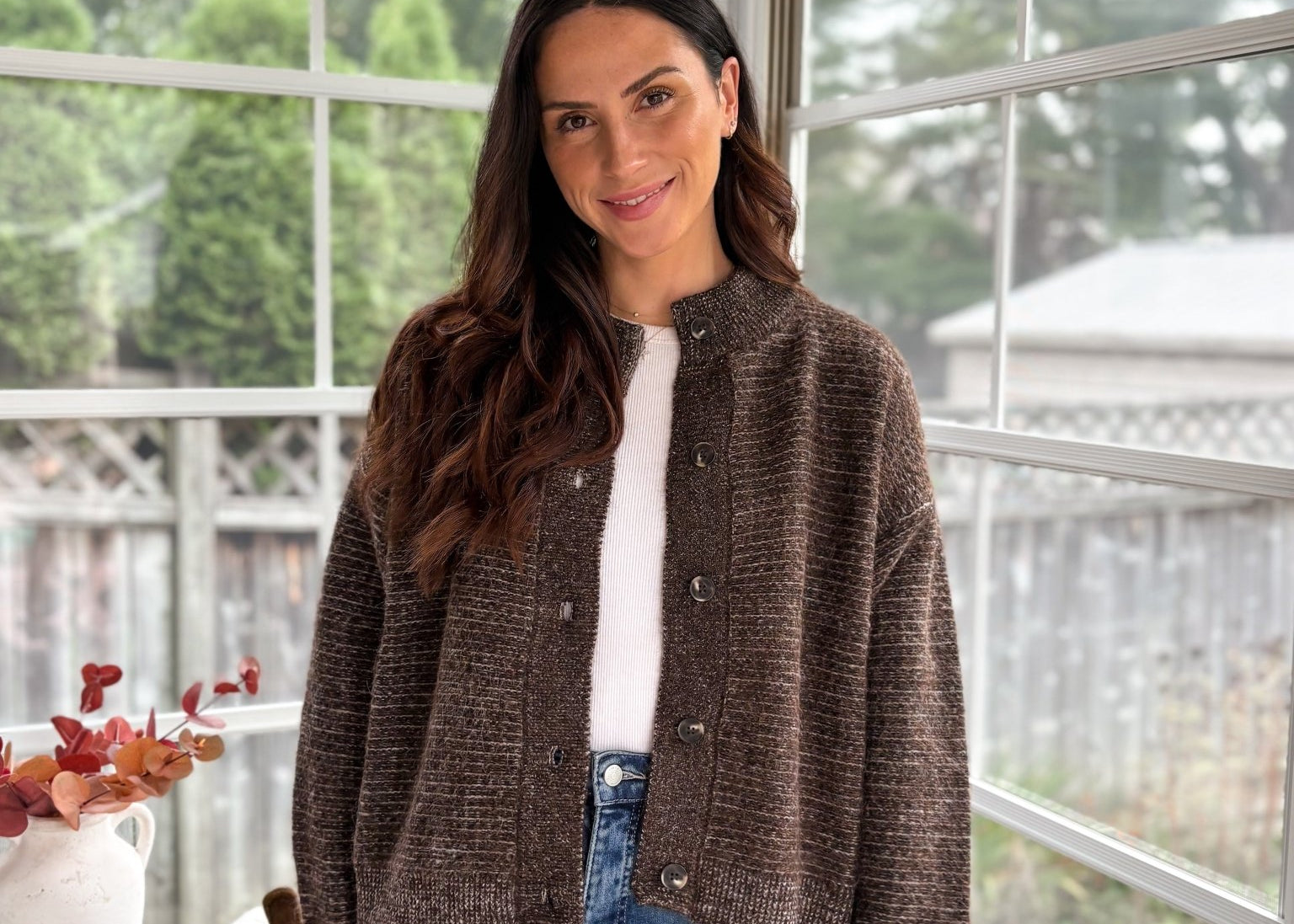 Willow Creek Marled Button Down Knit Cardigan - Love and Lee Apparel