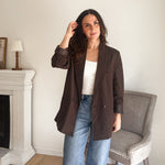 The '9 to Thrive' Long Sleeve Pinstripe Blazer - Love and Lee Apparel