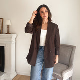 The '9 to Thrive' Long Sleeve Pinstripe Blazer - Love and Lee Apparel