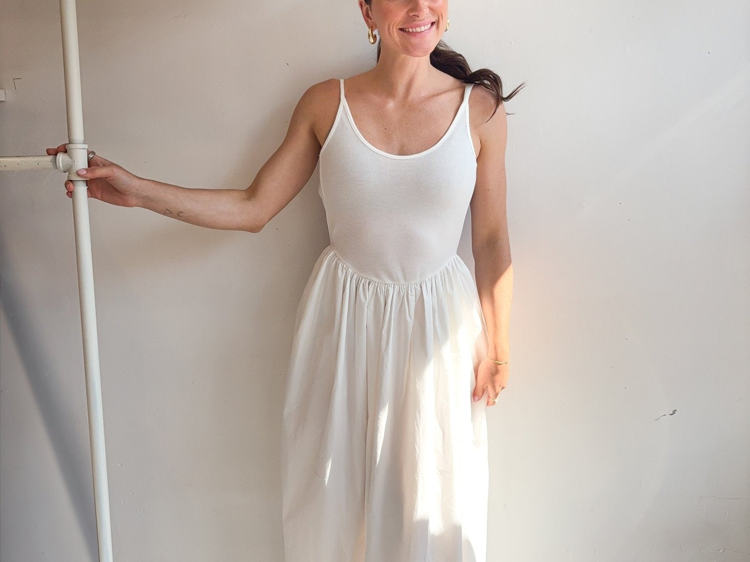 The Paige Drop Waist Cami Midi Dress - Love and Lee Apparel