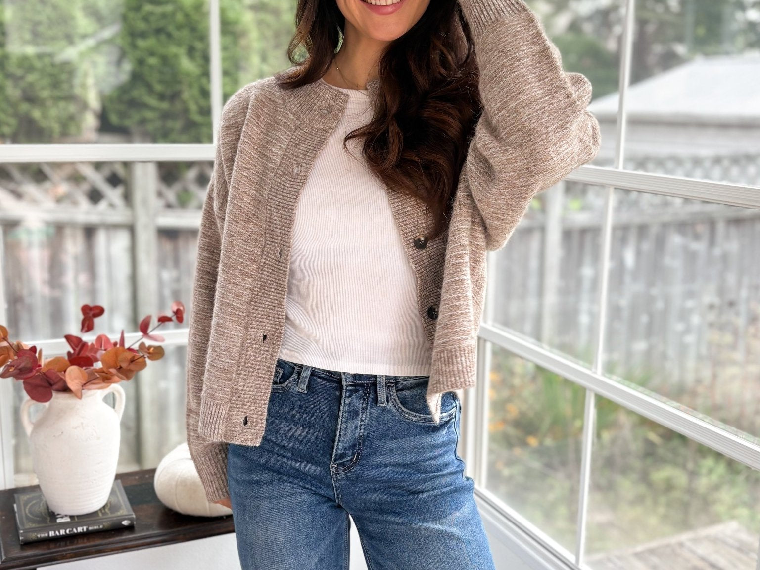 Apple Hill Marled Button Down Knit Cardigan - Love and Lee Apparel