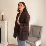The '9 to Thrive' Long Sleeve Pinstripe Blazer - Love and Lee Apparel