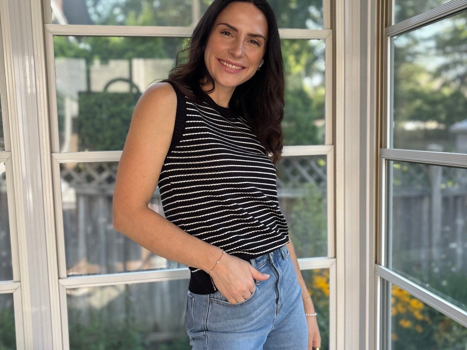 August Sleeveless Sleeveless Knit Top - Love and Lee Apparel