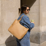 The Stacey – Souvenir Vegan Leather Tote Bag - Love and Lee Apparel