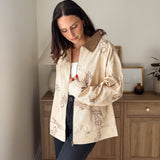 The Countryside Stables Western Horse Print Zip Up Jacket - Love and Lee Apparel
