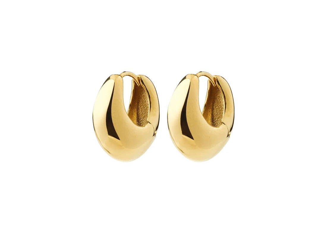 Kairoa recycled chunky hoop earrings - Love and Lee Apparel