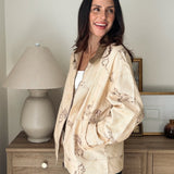 The Countryside Stables Western Horse Print Zip Up Jacket - Love and Lee Apparel