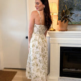 Mia Floral Midi Dress - Love and Lee Apparel
