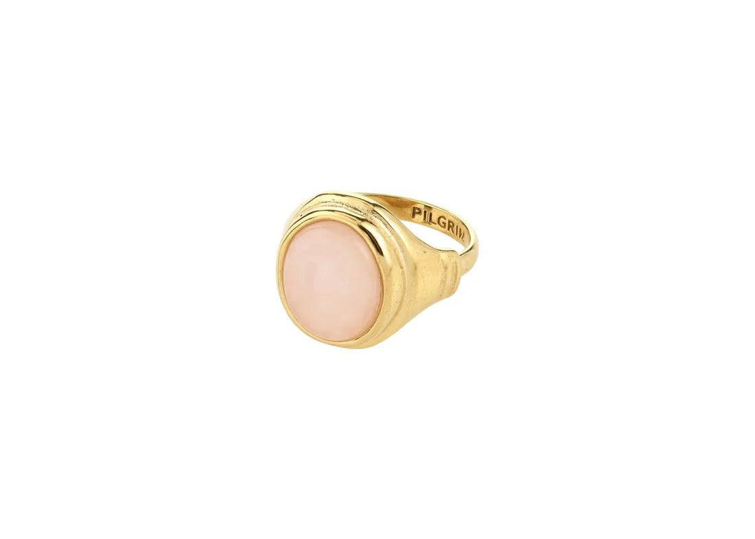 Lyndon adjustable rose quartz ring - Love and Lee Apparel