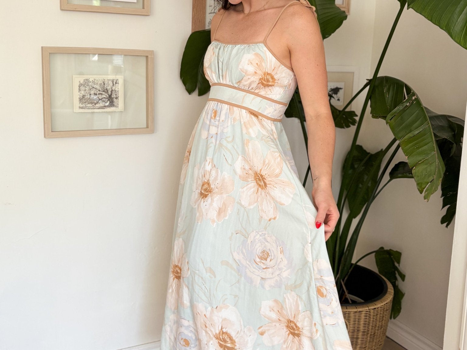 The Matilda Teal Sun Dress - Love and Lee Apparel