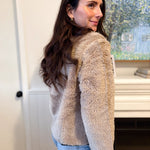 The Trish Crew Neck Teddy Jacket with Toggles - Love and Lee Apparel