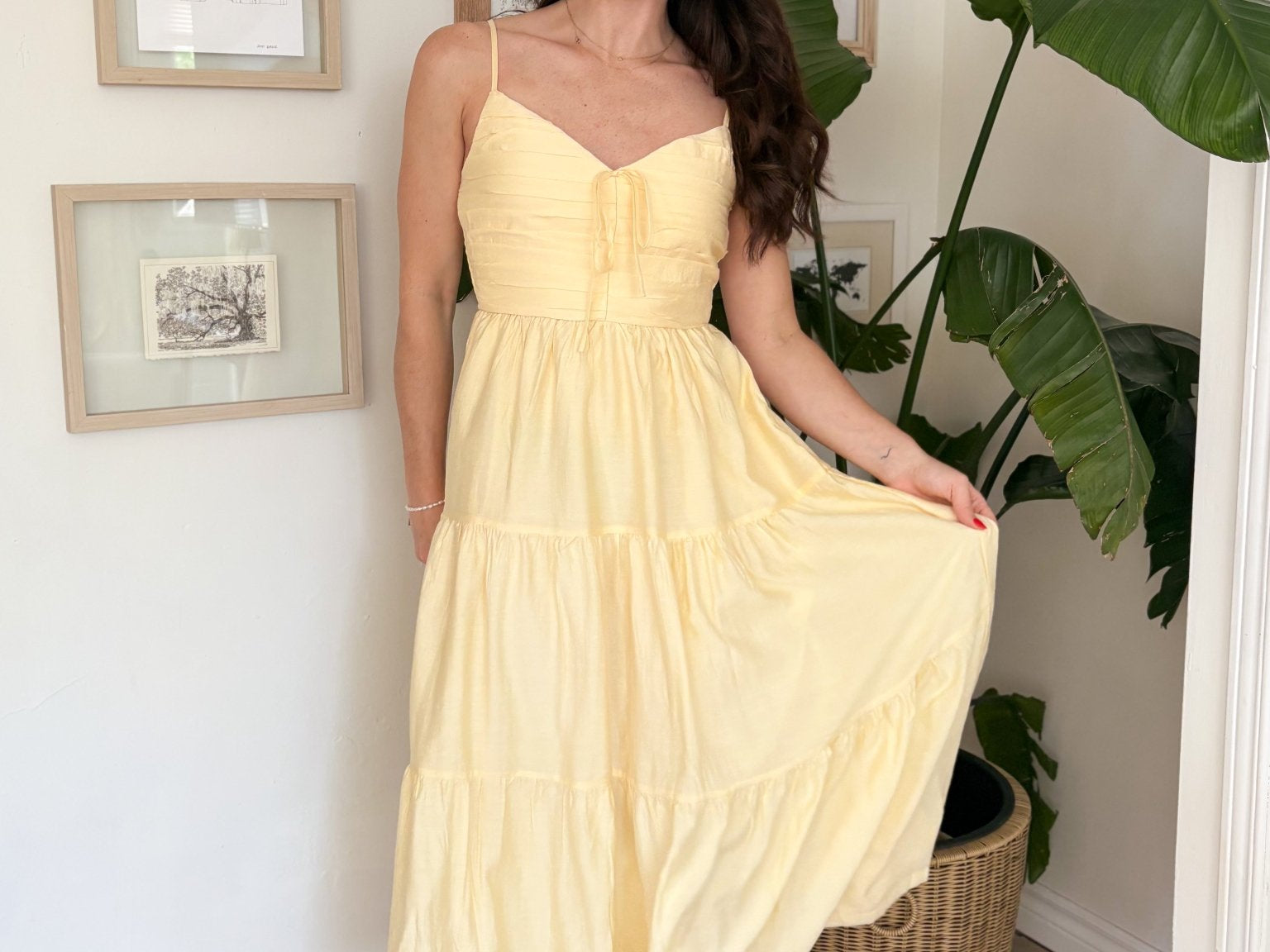 The Grace Yellow Sundress - Love and Lee Apparel