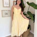 The Grace Yellow Sundress - Love and Lee Apparel