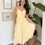 The Grace Yellow Sundress - Love and Lee Apparel