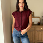 Cobblestone Street Cap Sleeve Sweater - Love and Lee Apparel