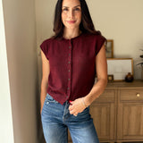 Cobblestone Street Cap Sleeve Sweater - Love and Lee Apparel