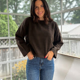 'Harvard Hall' Long Sleeve Pullover Knit Sweater - Love and Lee Apparel