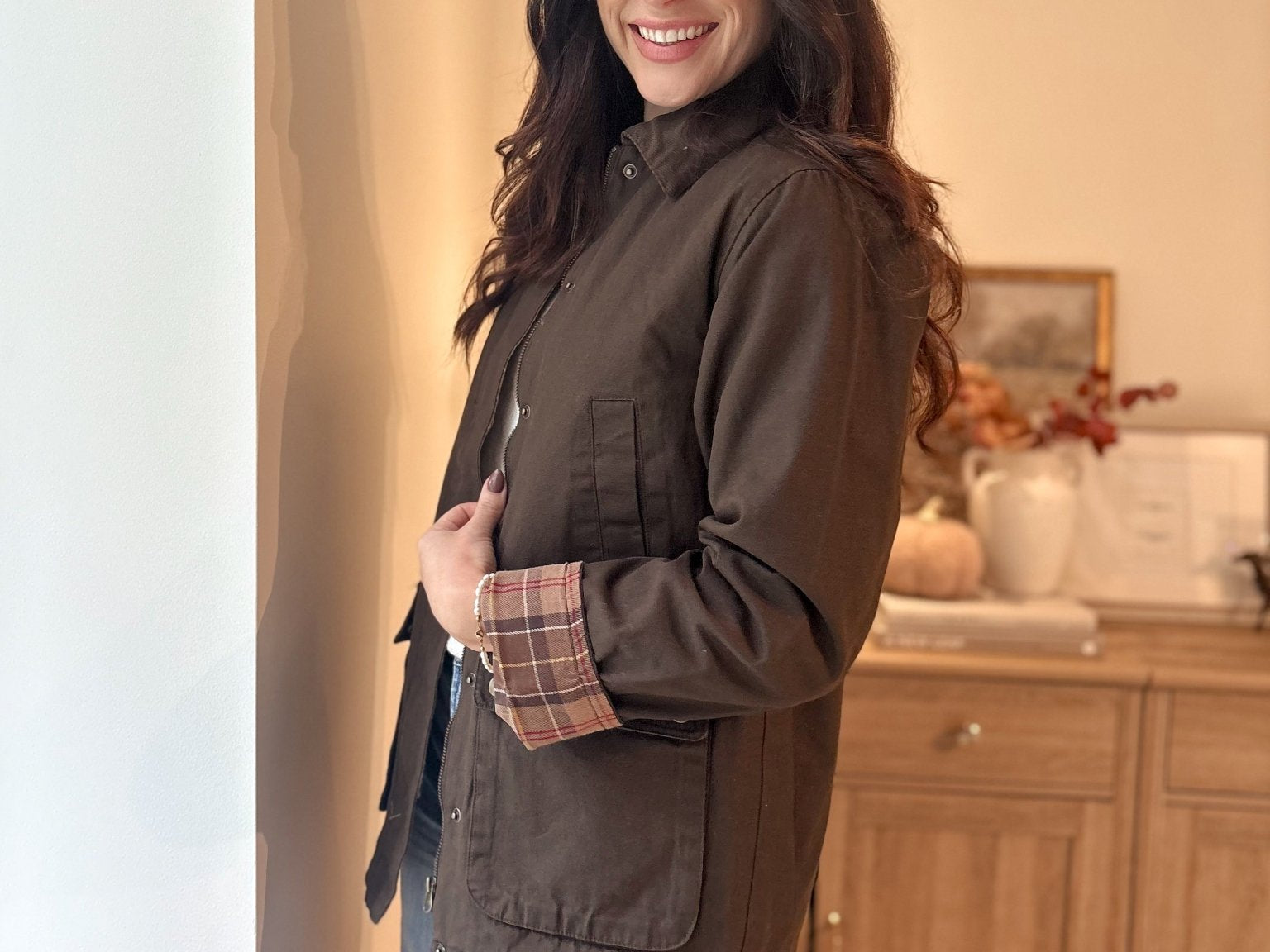 Autumn in London Collared Placket Utility Jacket - Love and Lee Apparel