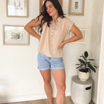 The Vera High Waisted Mom Denim Shorts - Love and Lee Apparel