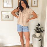 The Vera High Waisted Mom Denim Shorts - Love and Lee Apparel